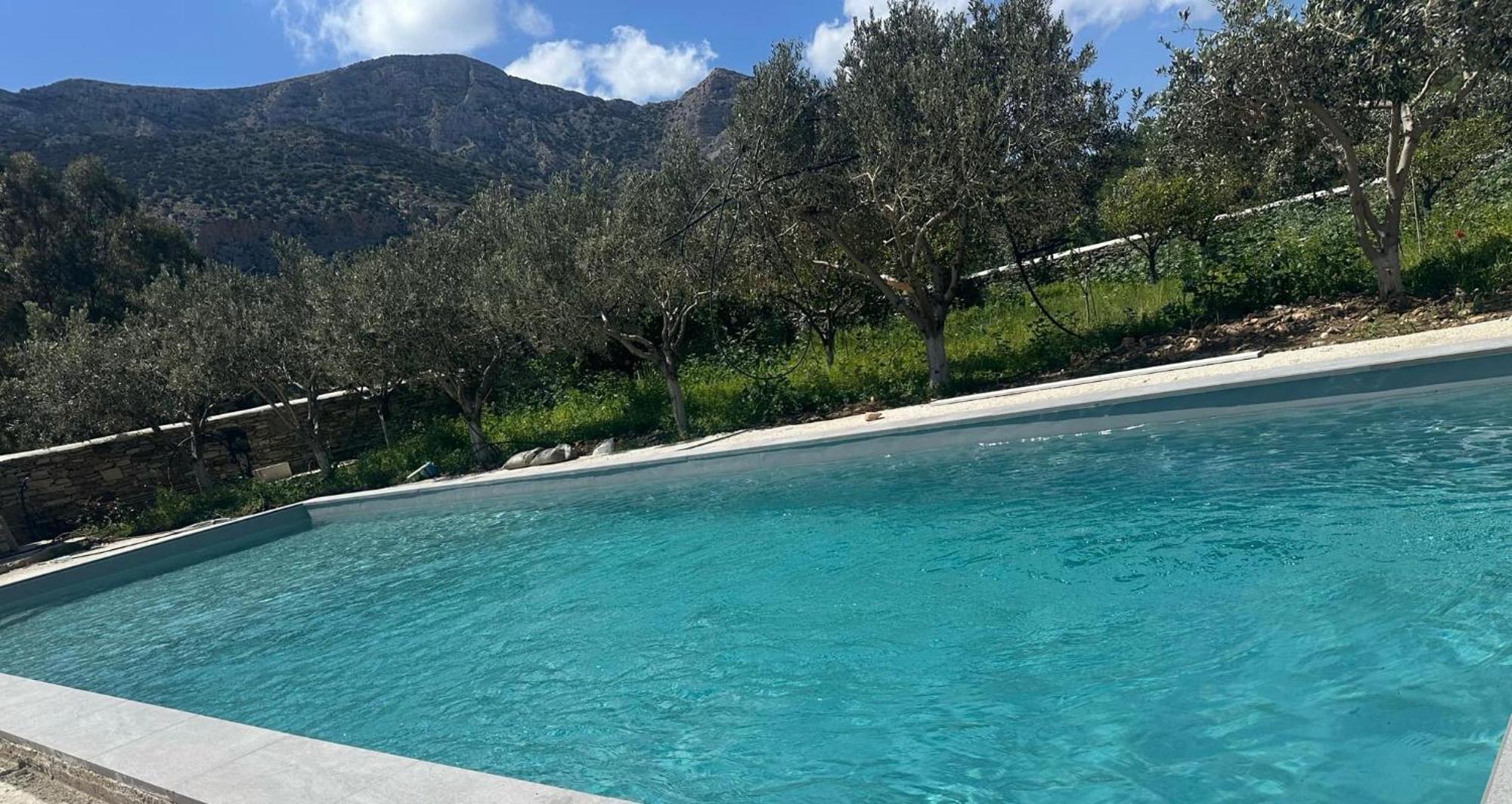 Villa River With Pool Kamares  Exterior photo