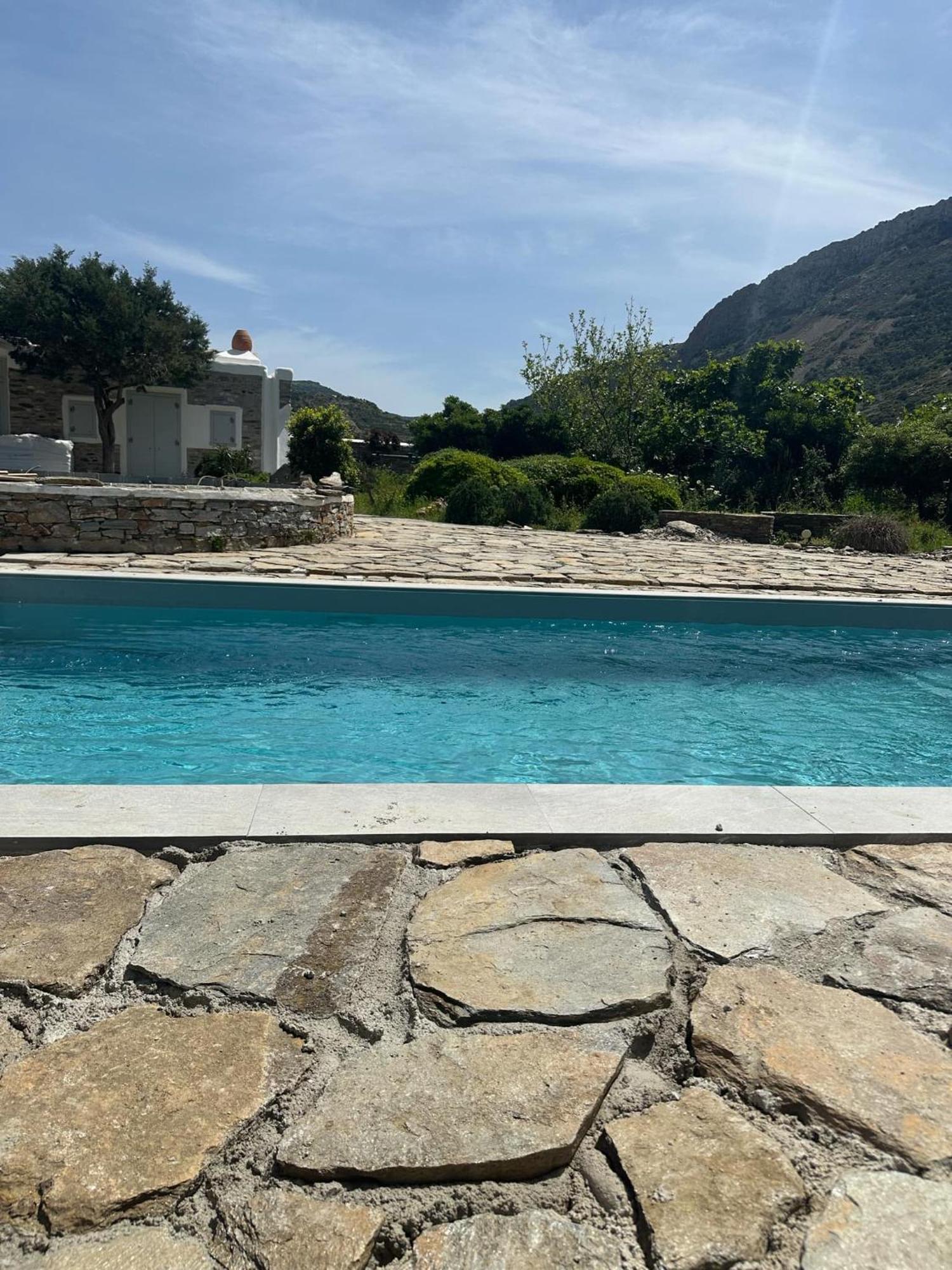 Villa River With Pool Kamares  Exterior photo